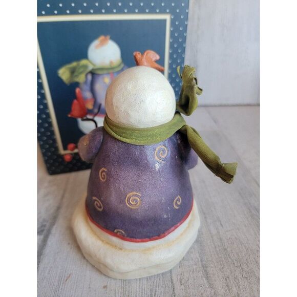 Lang 2005 classic hello little bird snowman Xmas home decor - Picture 5 of 9